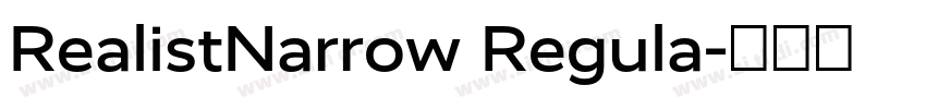 RealistNarrow Regula字体转换